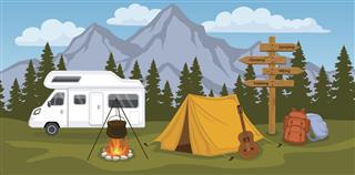Camping scene