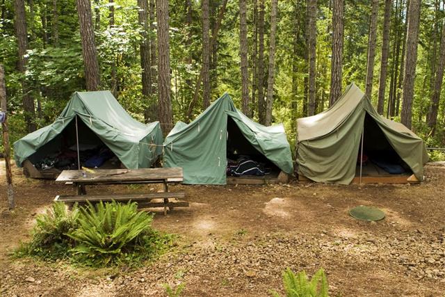Tents At Camp