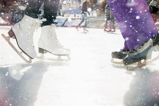 Closeup Skating Shoes