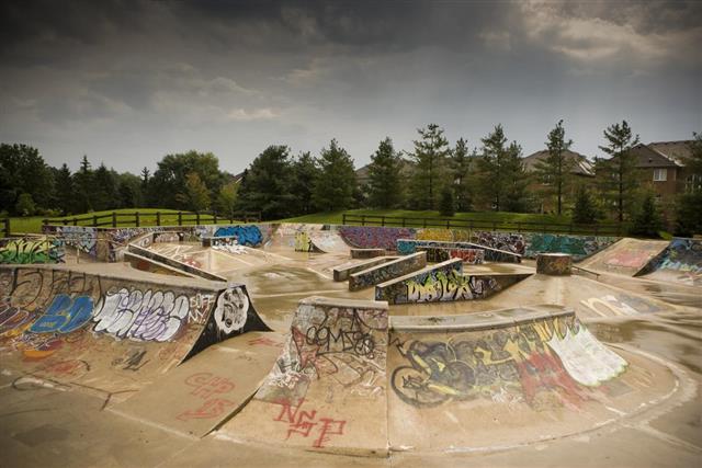Empty Skate Park