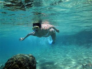 Snorkeling In Clear Waters