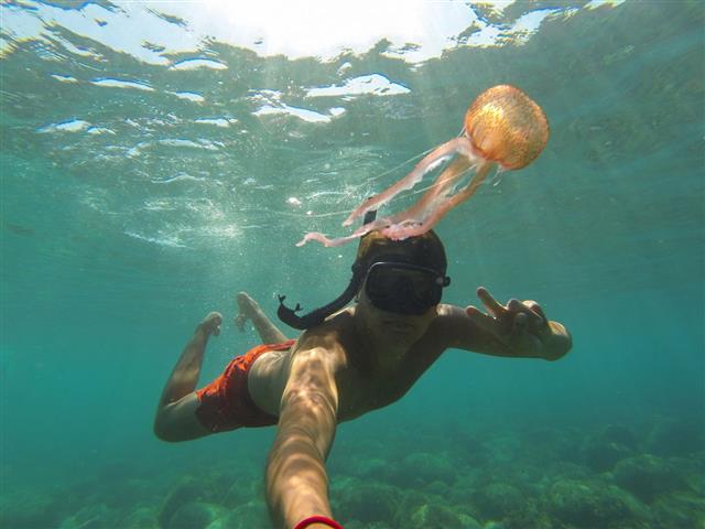Selfie With A Jellyfish