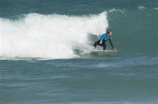 Surfer At Fistral Beach