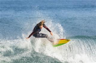 Surfer Surfing At Tamarama Beach