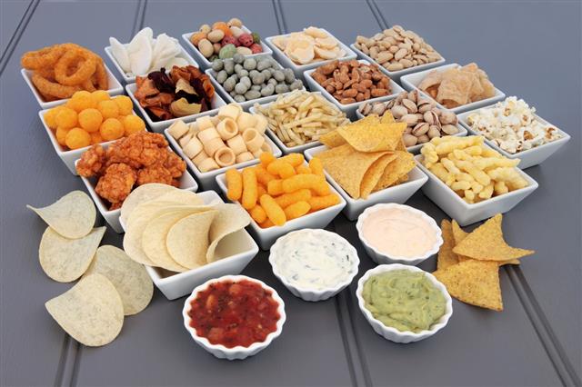 Savory Snack And Dip Selection