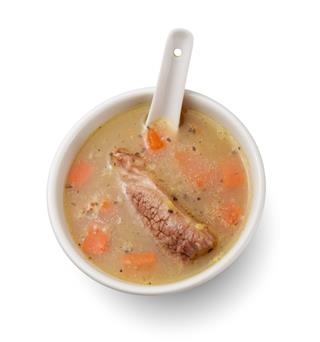 Meat Soup Isolated