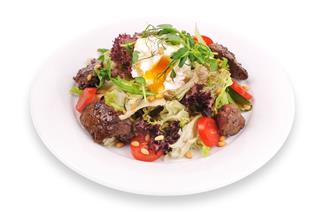Vegetable Salad With Beef Meat