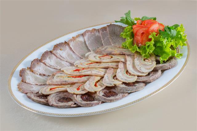 Cold Cuts Platter Assorted Meat