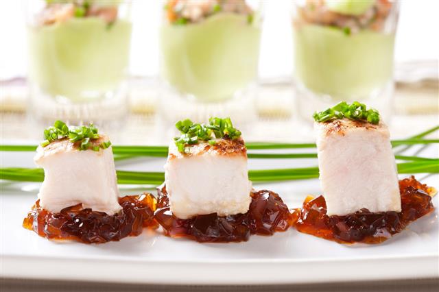 Kahlua Marinated Chicken With Coffee Jelly