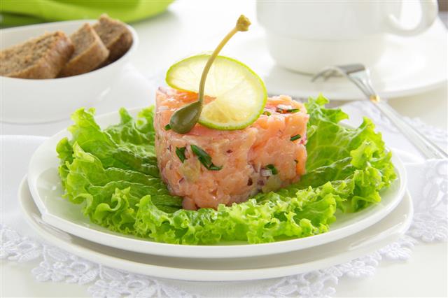 Tartar Of Salmon With Lime