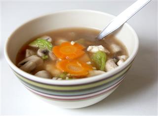 Thai Chicken And Mushroom Soup
