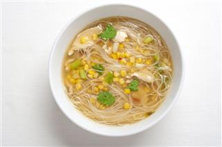 Thai Chicken Corn And Noodle Soup