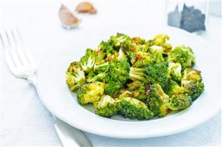 Roasted Broccoli With Garlic