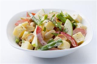 Closeup Of Healthy Vegetable Salad