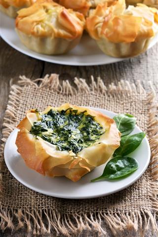 Vegetable Baking With Spinach