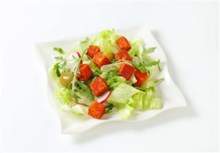 Vegetable Salad With Cheese