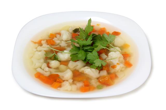 Vegetable Soup In Plate