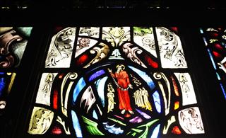 Stained Glass In Church Window