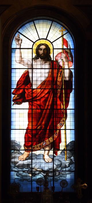 Stained Glass Of Jesus Christ