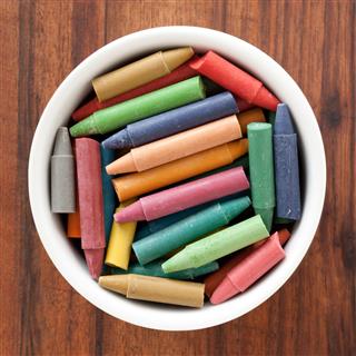 Multicolored Crayons