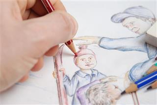 Drawing With Colored Pencil