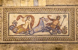 Mosaic Of Poseidon And Amphitrite