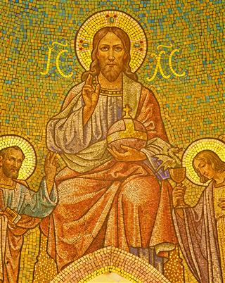 Madrid Mosaic Of Jesus Christ