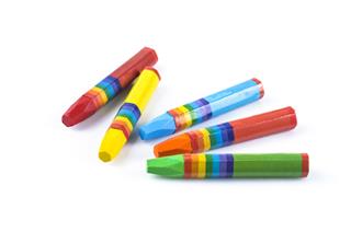 Five Colorful Crayons