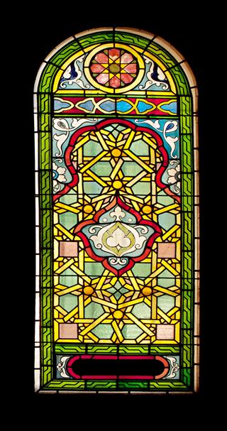 Synagogue Stained Glass Window