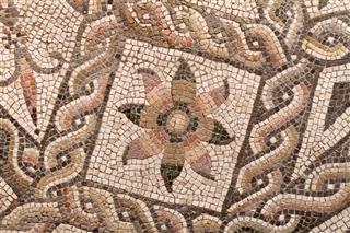 Roman Mosaic Pavement Pattern