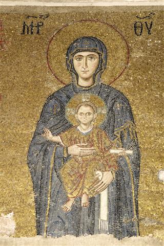 Mosaic Details From Hagia Sophia