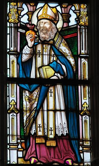 Stained Glass Saint Augustine