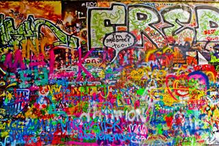 John Lennon Graffiti Wall