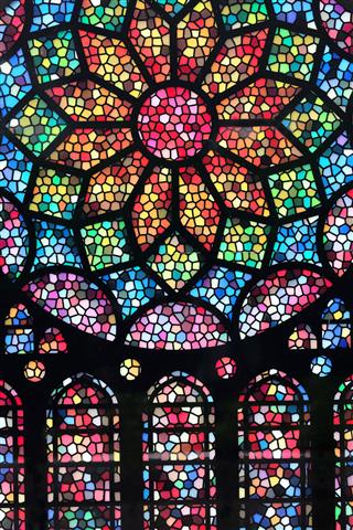 Colorful Stained Glass Texture