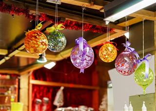 Colorful Glass Decorations