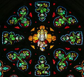 Stained Glass God In Heaven