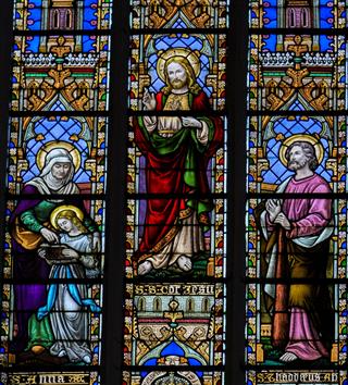 Saint Anna Jesus And Thaddaeus