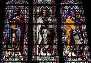 Notre Dame De Paris Stained Glass