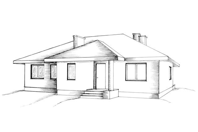Manual Drawing Of The House