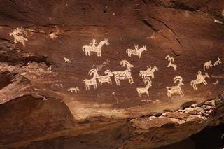 Indian Cave Painting Petroglyph