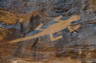 Lizard Petroglyph In Dinosaur National Monument