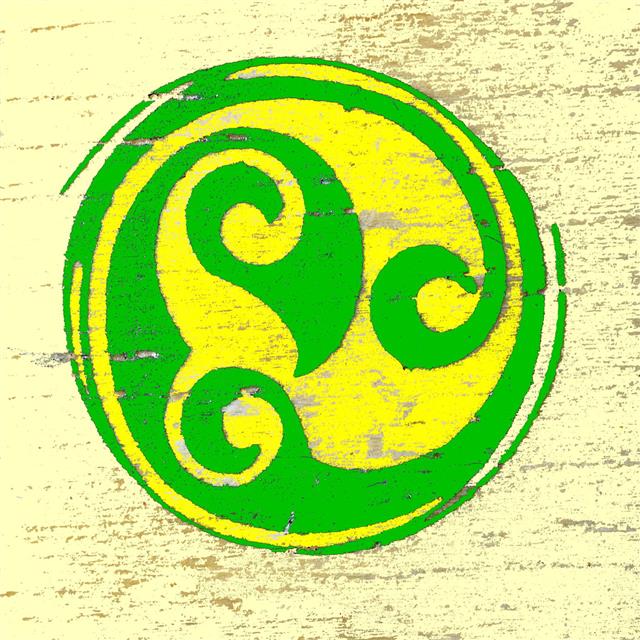 Ancient Celtic Circular Design