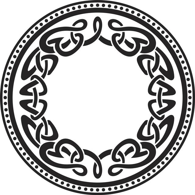 Celtic Round Pattern