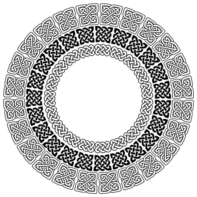 Celtic Style Mandala Design