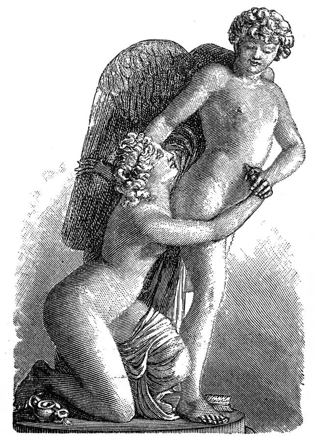 Painting Of Amor And Psyche