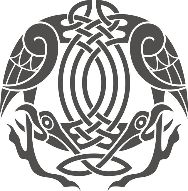 Celtic Eagle Design Pattern