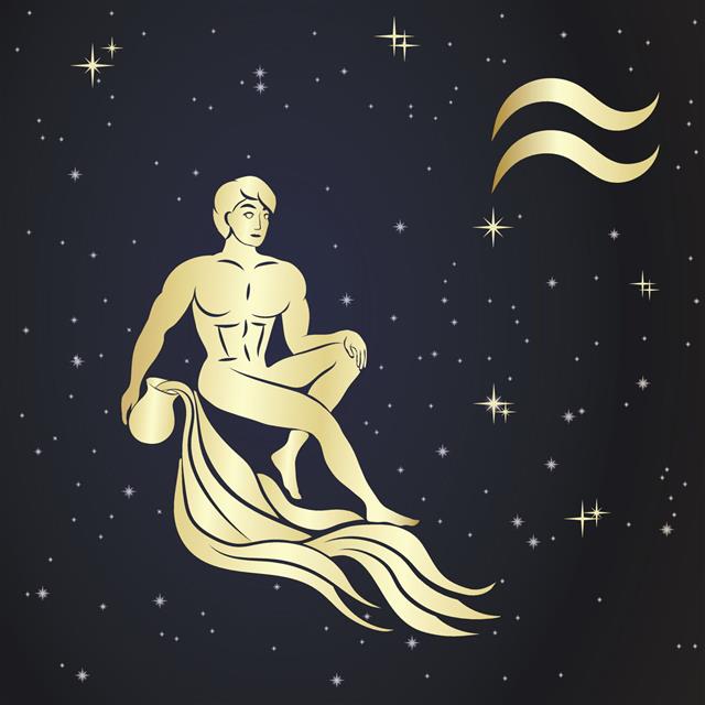 Zodiac Aquarius Is The Starry Sky