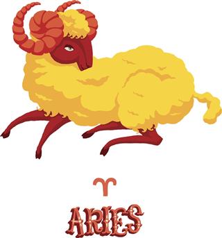 Astrological zodiac sign Aries