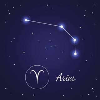 Aries Zodiac Sign In Space