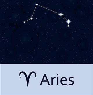 Zodiac sign aries